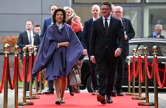 Queen Silvia and Hesse's Minister-President Boris Rhein attended the opening ceremony of Frankfurt Childhood-Haus