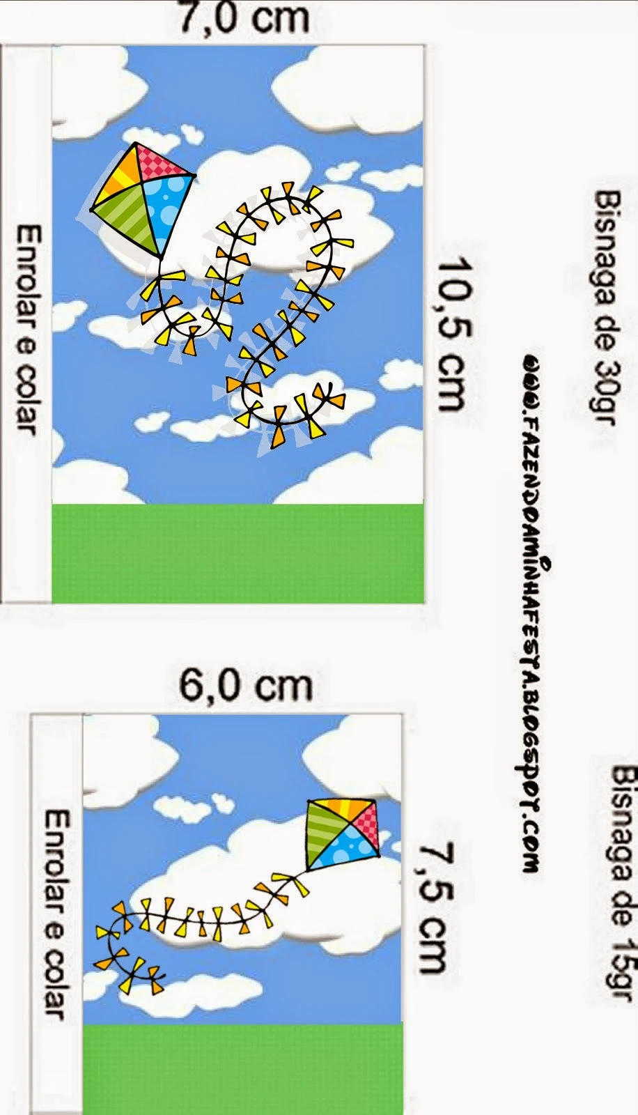 Boy with a Kite Free Printable Candy Bar Labels. 