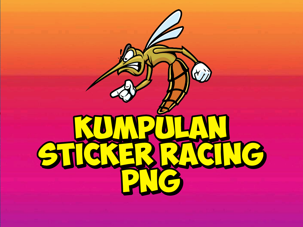 mentahan stiker  racing  anime kartun  PNG terlengkap buat 