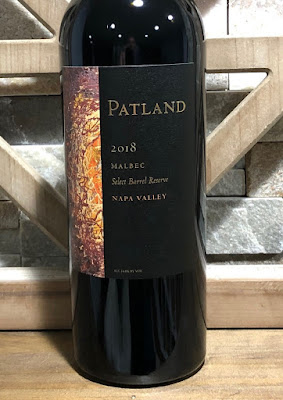 2018 Patland Vineyards Select Barrel Reserve Malbec label