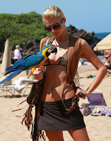 Paris Hilton With Her Animal Twin