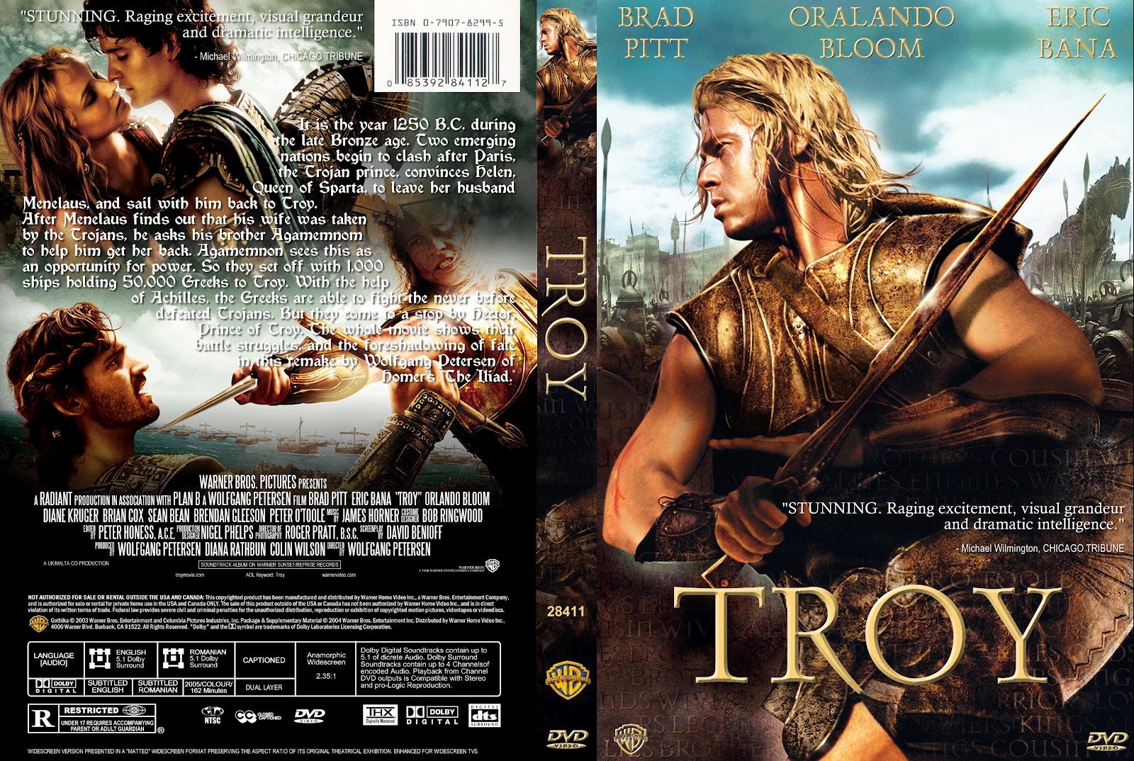 Troy Dvd Front Cover