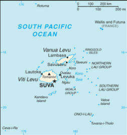 Fiji Map