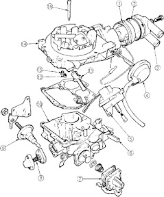 Ford Pierburg 2V carburettor diagram