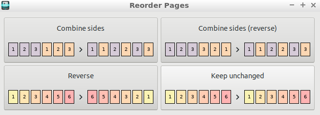 pages reordering in Simple-Scan