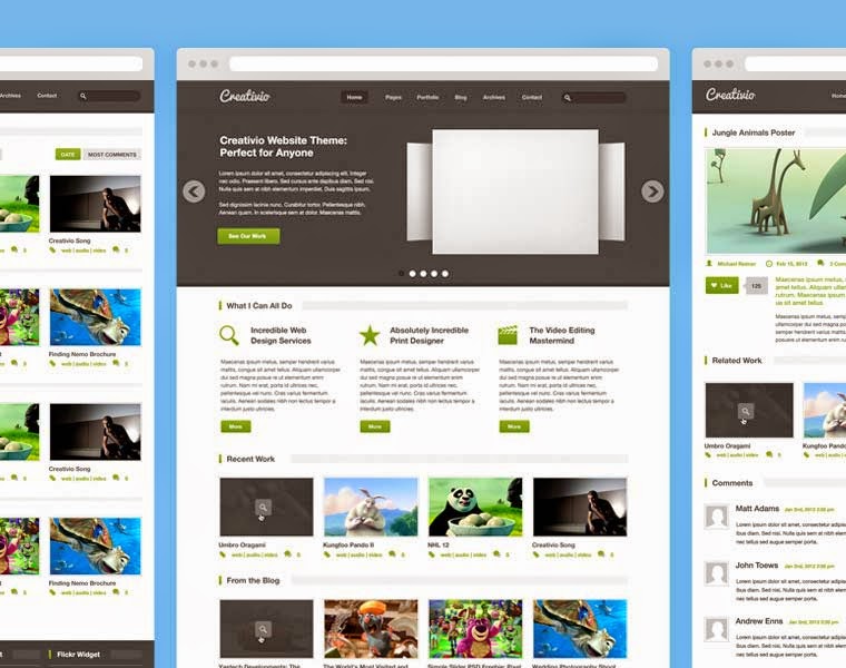 Creativio PSD Website Template