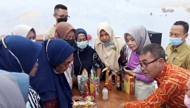 Kegiatan Sosialisasi Barang Dalam Keadaan Terbungkus (BDKT) di Aula Disperindag Kabupaten Nganjuk, Selasa (24/5/2022)