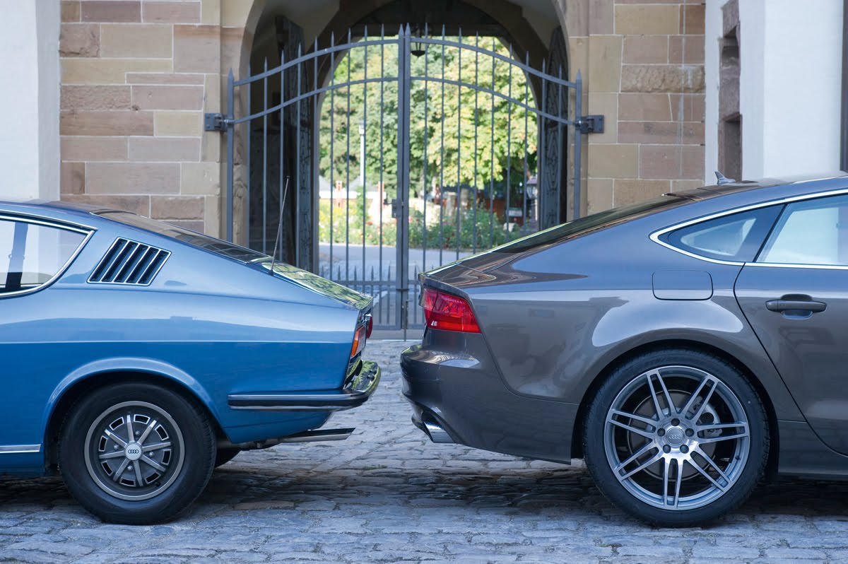 Audi Coupe on Past Meets Present  Audi 100 Coup   S And Audi A7 Sportback