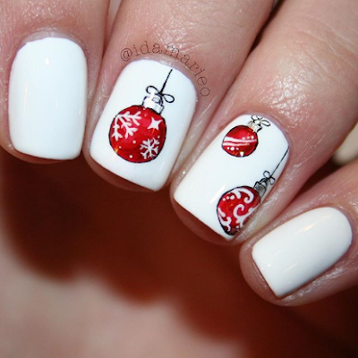 Christmas nail art