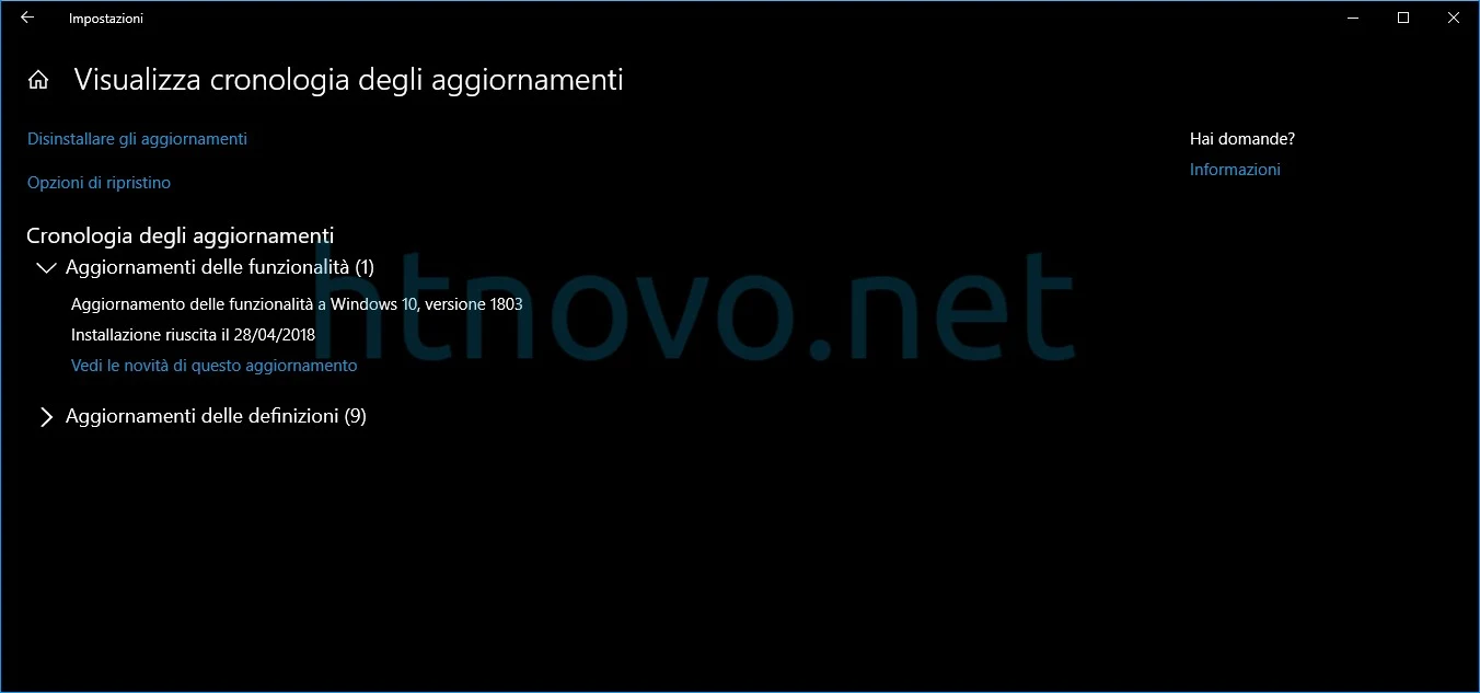 cosa-aggiornamento-delle-funzionalita-a-windows-10-versione-1803