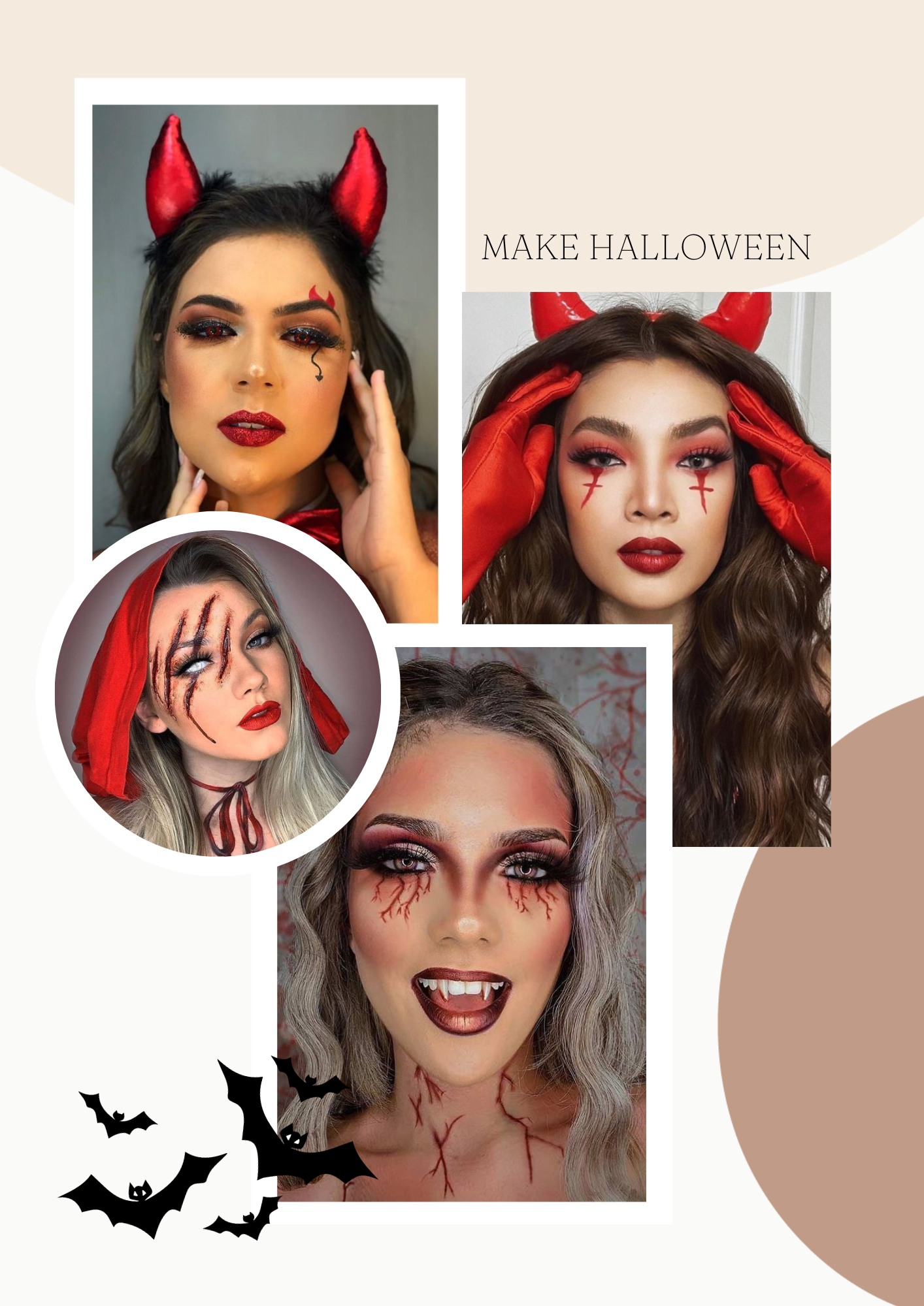 Maquiagem de bruxa: 50 ideias e tutoriais para festa à fantasia  Zombie  halloween makeup, Cool halloween makeup, Halloween makeup