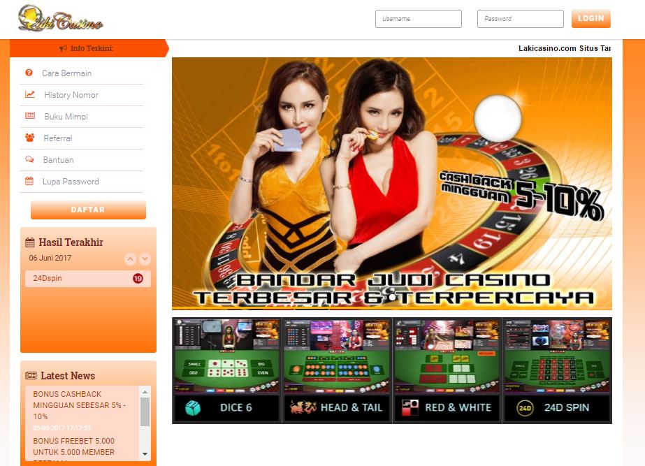 Laki Casino Agen Number Game dan Bandar Judi Casino Terbaik di Indonesia
