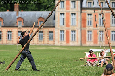 spectacle insolite construction air Cie arrangement provisoire jordi gali Chamarande