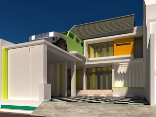warna warni rumah minimalis