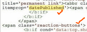 how to fix dateModified error for Blogger