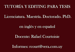 Tutoría Editing Tesis Licenciatura Maestría Doctorado PhD Rafael Courtoisie