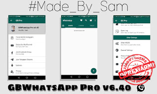 Download Aplikasi GBWhatsApp Pro v6.40 New Update Version For Android By Sam