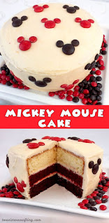 ideas de tartas o pasteles para fiesta cumpleaños Mickey Mouse 1