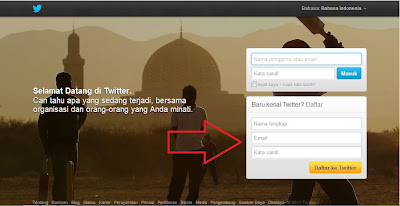 Cara membuat Twitter