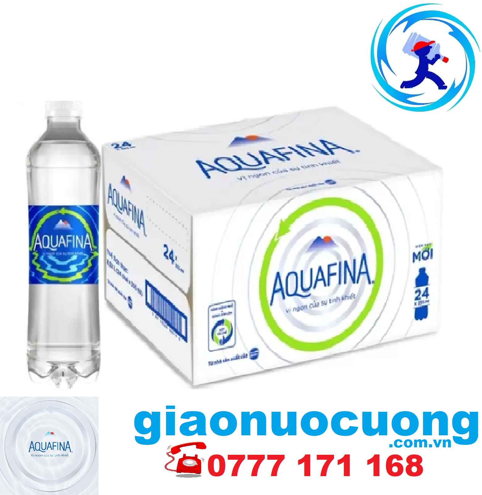 Aquafina 500ml- Thùng 24 chai