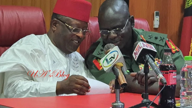 ‘We Need Road Blocks Downsized, And FOB, Others In Southeast’ – Gov. Umahi To Buratai