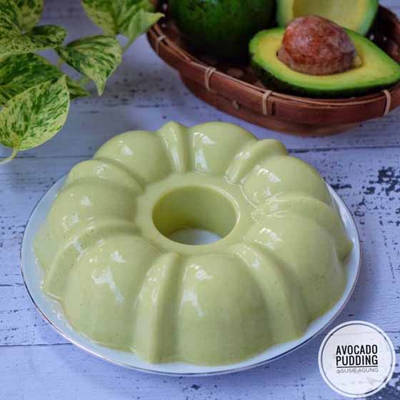 Resep Membuat Avocado Pudding aka Puding Alpukat