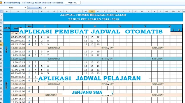 Aplikasi Jadwal Pelajaran