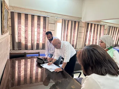 وكيل صحة قنا يتابع جاهزية منافذ الكشف الطبي لمرشحي مجلس الشيوخ