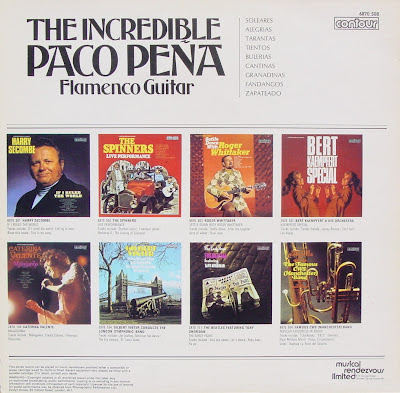 The Incredible Paco Pena Back Cover