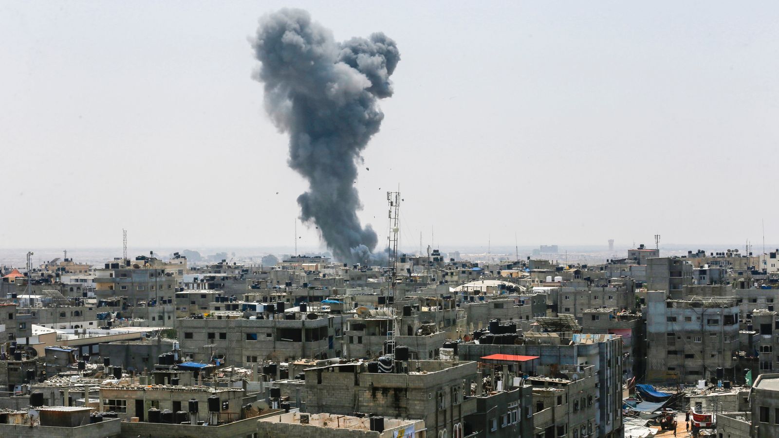 Dozens of Israeli air raids pummel Gaza Strip Live