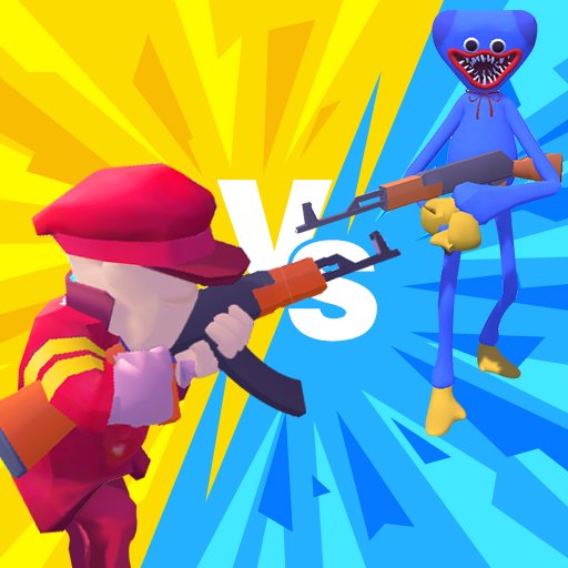 Play online Huggy Army Commander games on friv5.me 