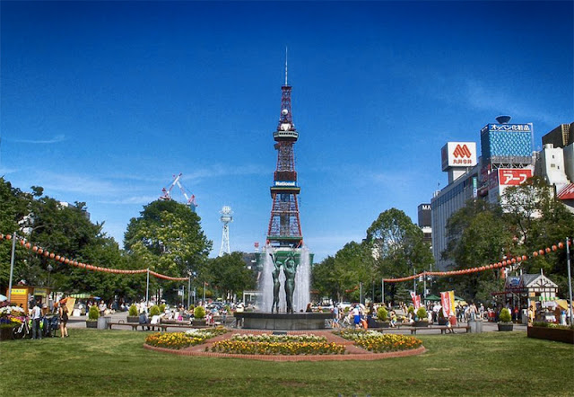 ข้อมูลเที่ยว สวนสาธารณะโอโดริ (Odori Park, Sapporo)  และวิธีเดินทาง