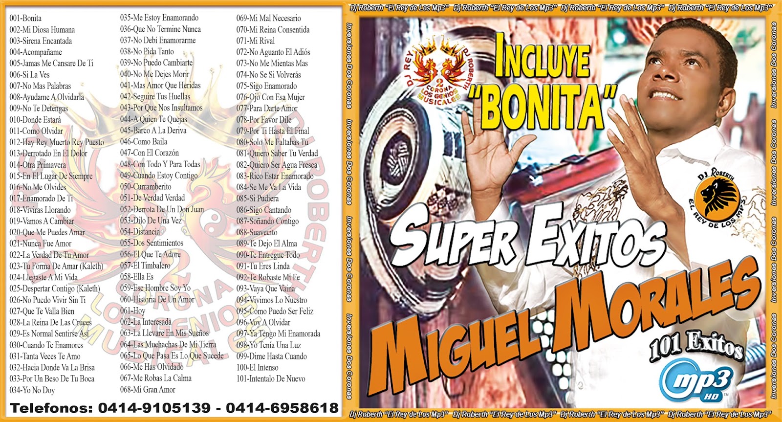 Miguel Morales Super Exitos - DjRoberth El Rey De Los Mp3 