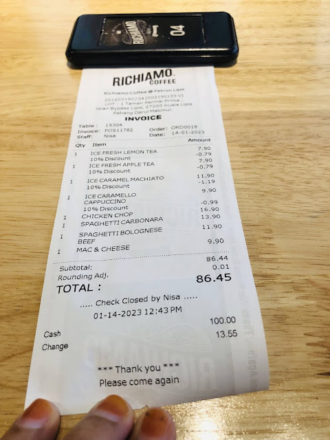 Makan Tengahari Di Richiamo Coffee