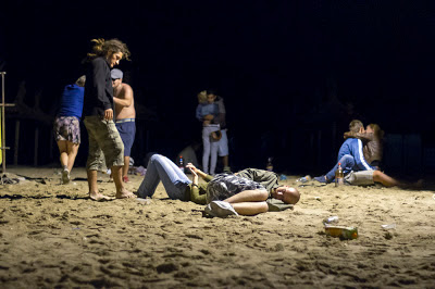 A night on the beach in Vama Veche