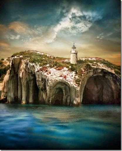 lighthouse at Zakynthos