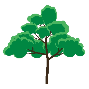雑談散歩 Coreldrawで簡単な木のイラストを描く方法