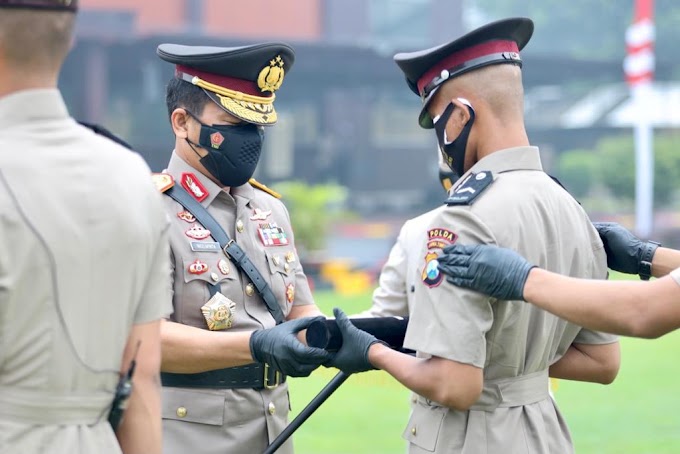 Kapolda Lantik 631 Bintara Remaja di SPN Polda Jatim