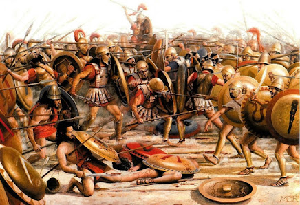 Batalhão Sagrado de Tebas – Batalha de Lêuctra