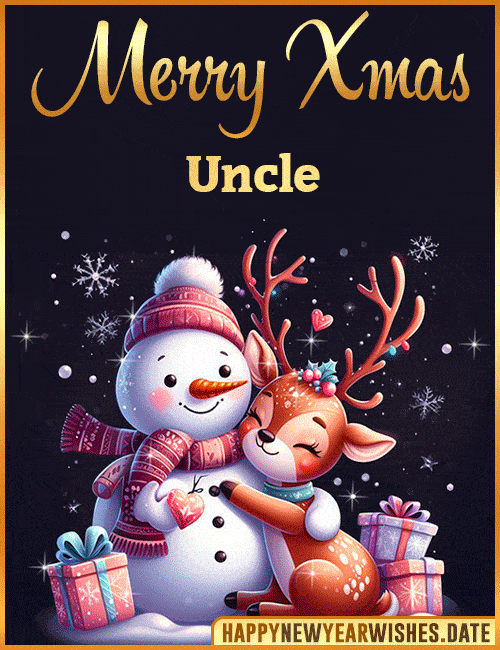 Merry Xmas gif for Uncle