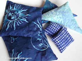 sew your own rice bags or bean bags for fabric weights