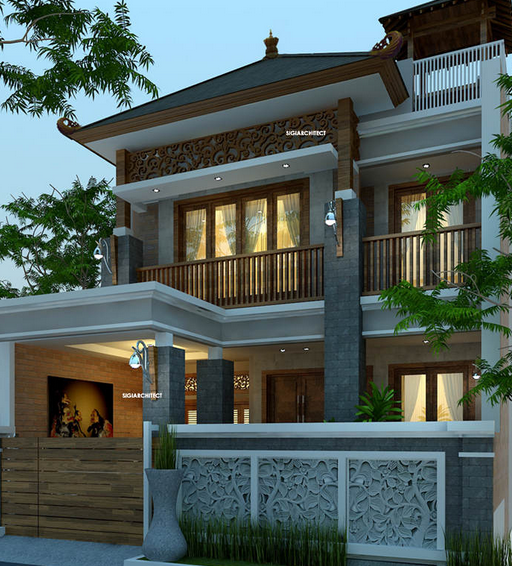 Desain Rumah Etnik Jawa Modern 2019