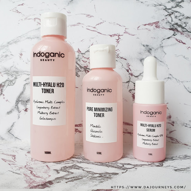Review Indoganic Multi Hyalu H2O Toner & Serum dan Pore Minimizing Toner