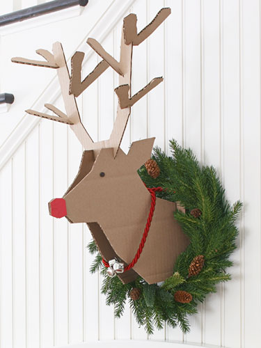 Cardboard Reindeer Decoration | DIY Christmas