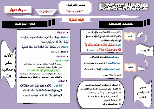 هام: لتلامذة الجذع المشترك...ملخصات الدروس الاربعةالاولى