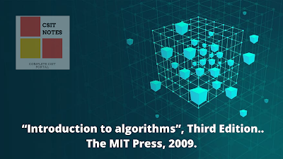 CSIT 5th sem Text Book, Introduction to algorithms | Thomas H. Cormen, Charles E. Leiserson, Ronald L.