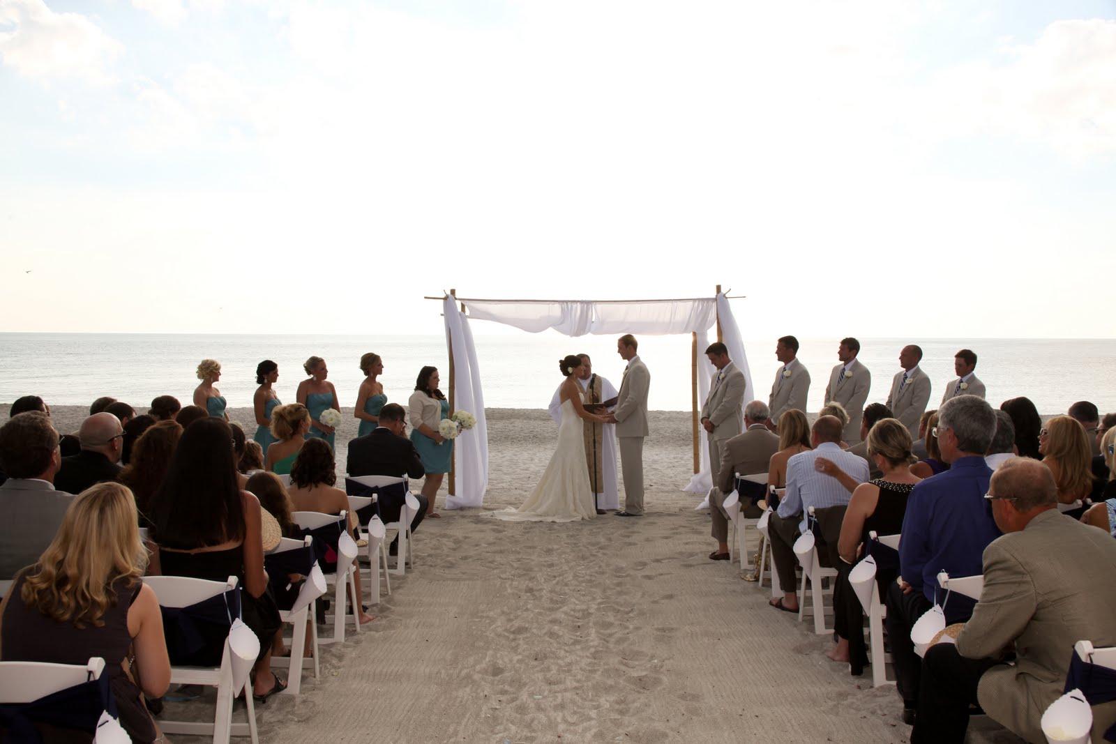 beach wedding program