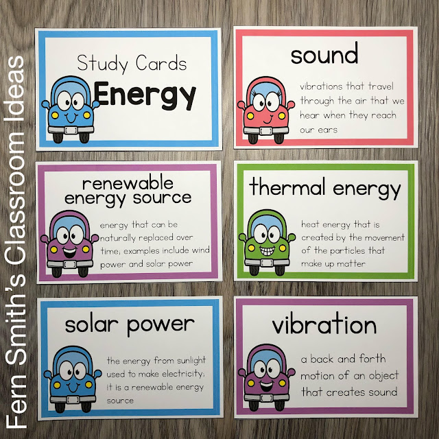 Click Here to Download Energy - A Third Grade Science Vocabulary Unit to Use in Your Classroom Today!