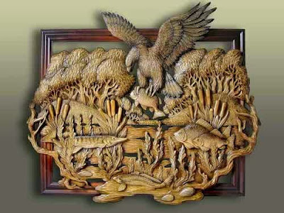 wood carving artwork made by Peter Nosikov