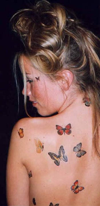 Hottest Butterfly Tatoos small tatoos